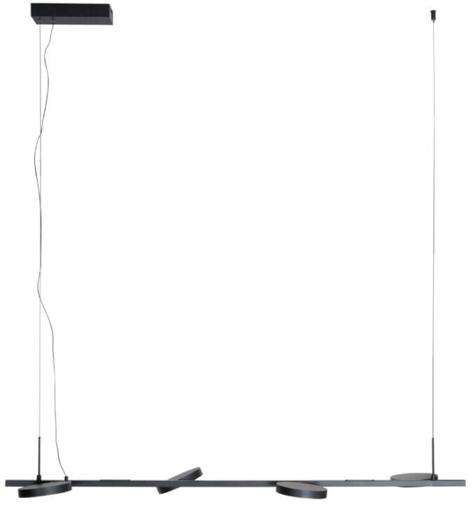 Darmowa Dostawa - Lampa wisząca 4x8 W czarna MaxLight Ibiza P0529