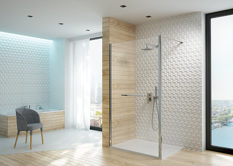 Darmowa Dostawa - Ścianka prysznicowa 120 cm Sanplast Altus II 600121256142491