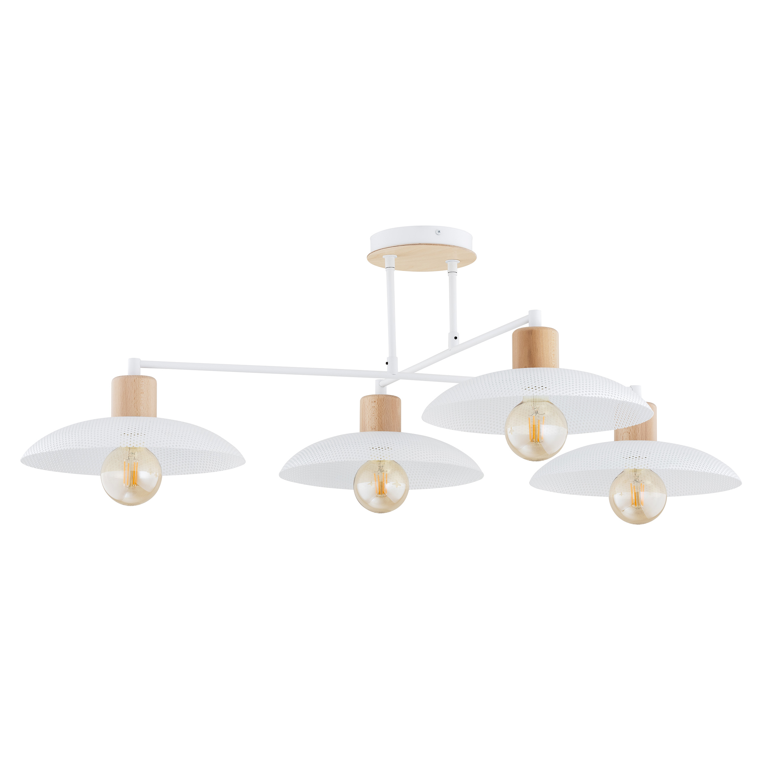 Darmowa Dostawa - Lampa podsufitowa 4x15 W biały Emibig Kobe 13194