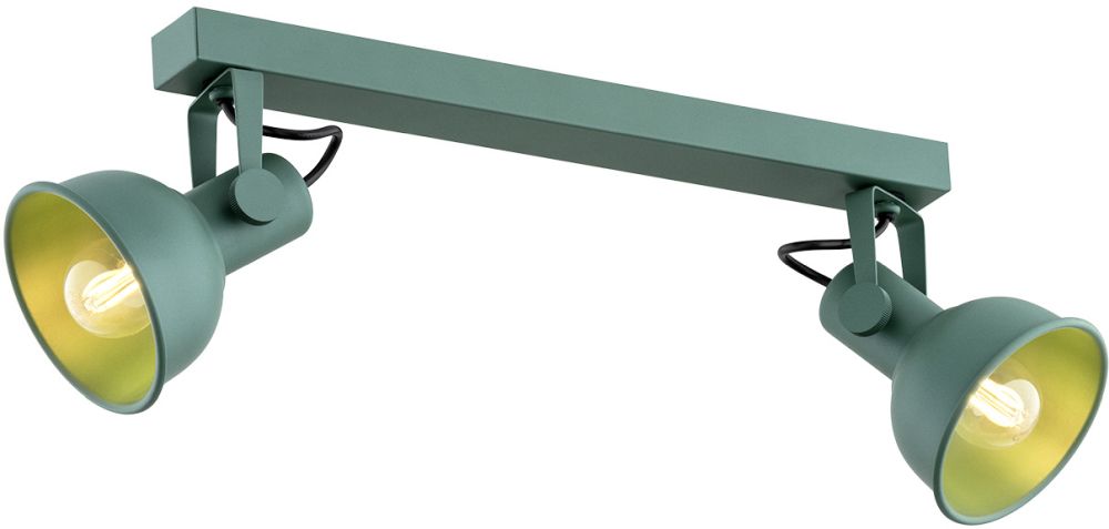 Darmowa Dostawa - Lampa podsufitowa 2x7 W zielona Argon Lenora 7174