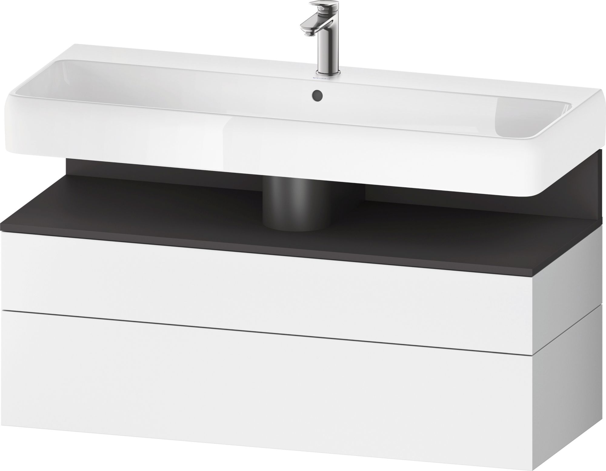 Darmowa Dostawa - Szafka 119x47x59 cm podumywalkowa wisząca biały Duravit Qatego QA4396049180010