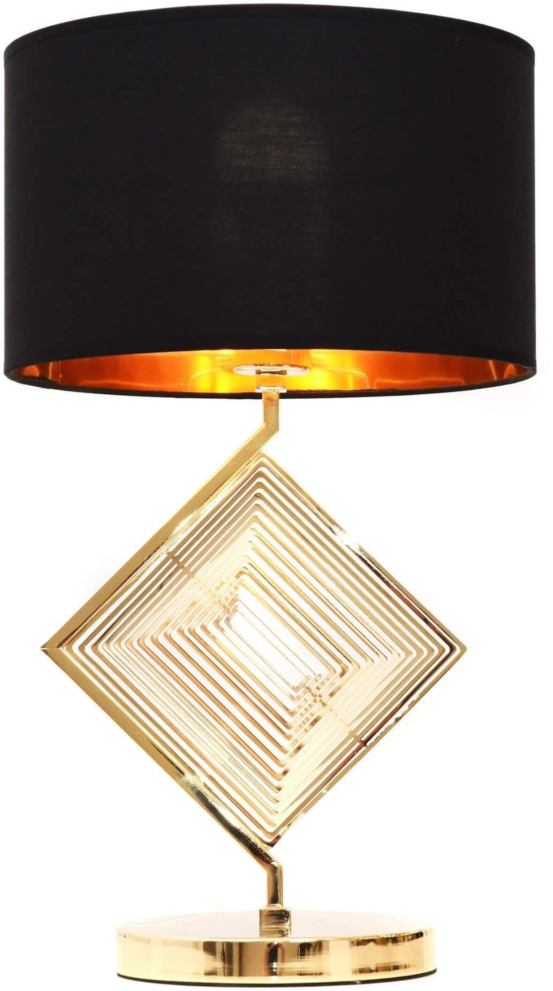 Darmowa Dostawa - Lampa stołowa Lumina Deco Benardi LDT5529BKGD