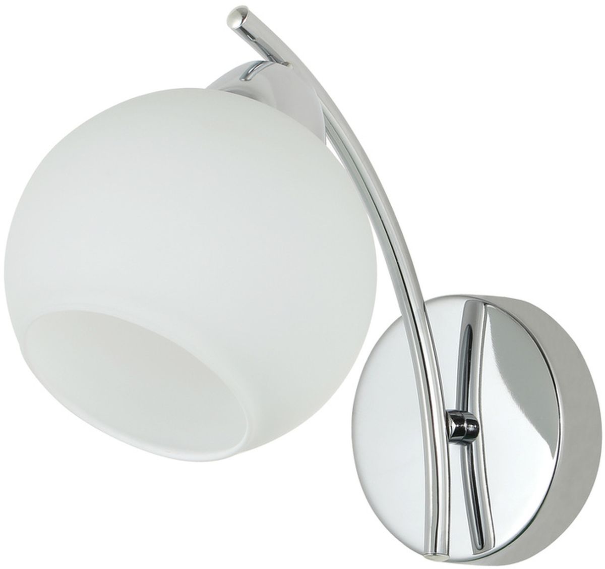Darmowa Dostawa - Kinkiet 1x40 W biały-chrom Candellux Amos 2135011