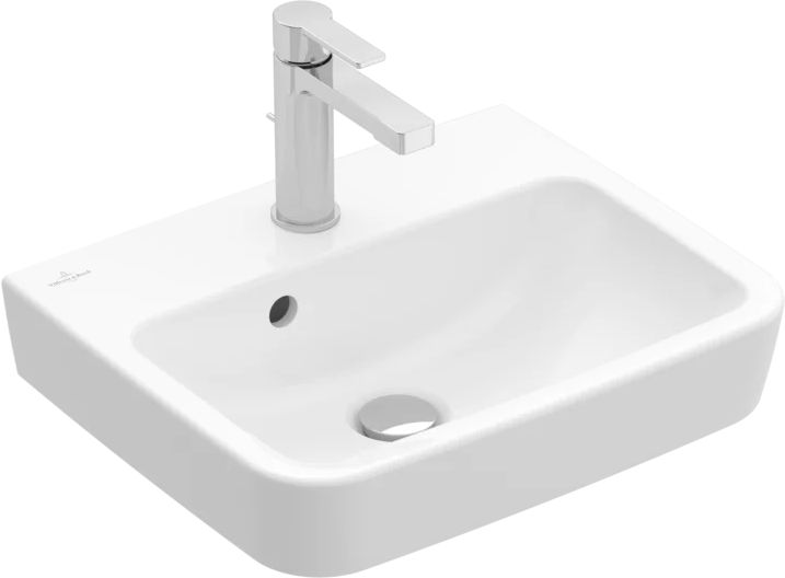 Darmowa Dostawa - Umywalka 45x37 cm prostokątna ścienna biała Villeroy & Boch O.Novo 43444LR1