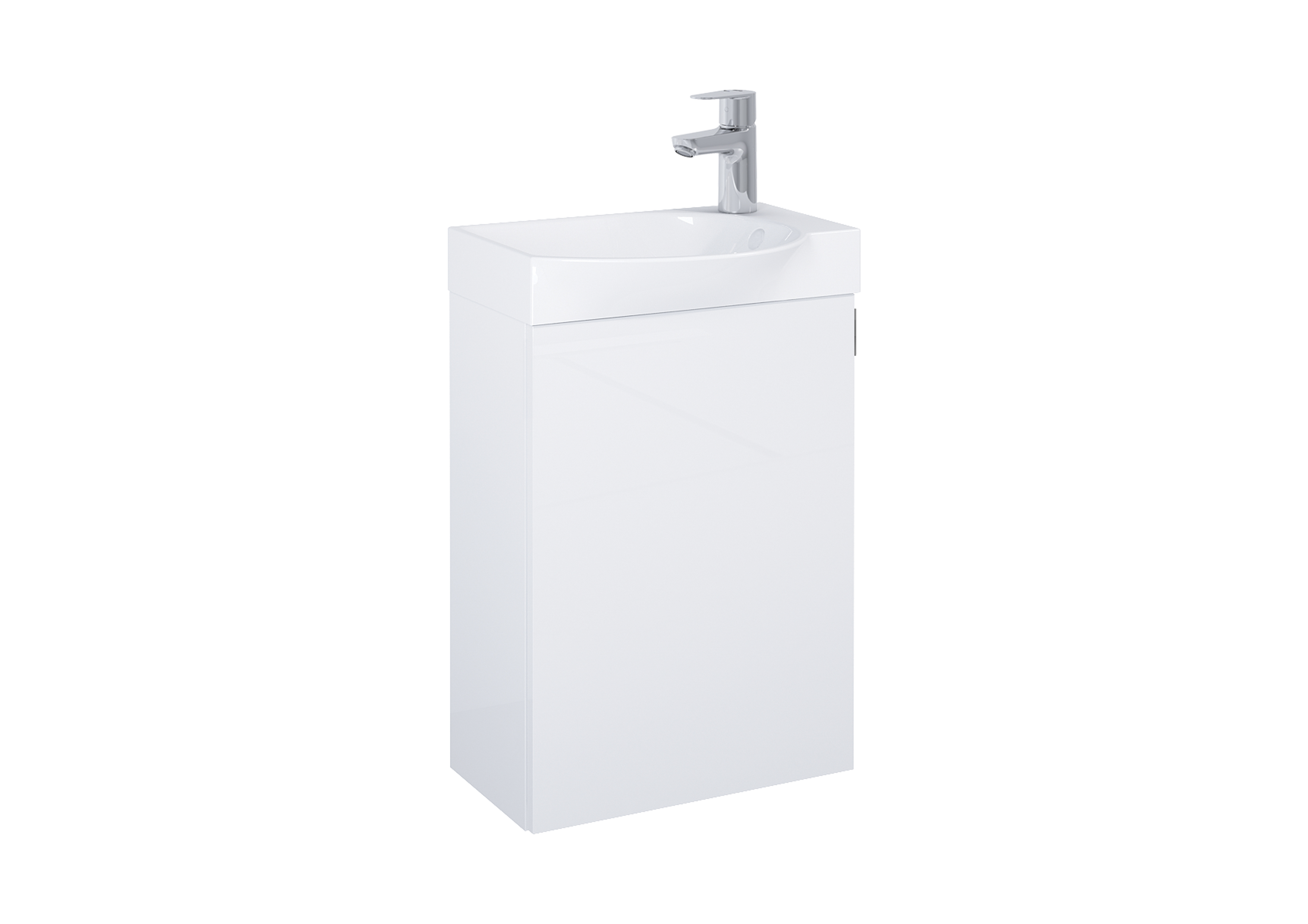 Darmowa Dostawa - Umywalka z szafką 45.2 cm białą Roca Ravell A852448806