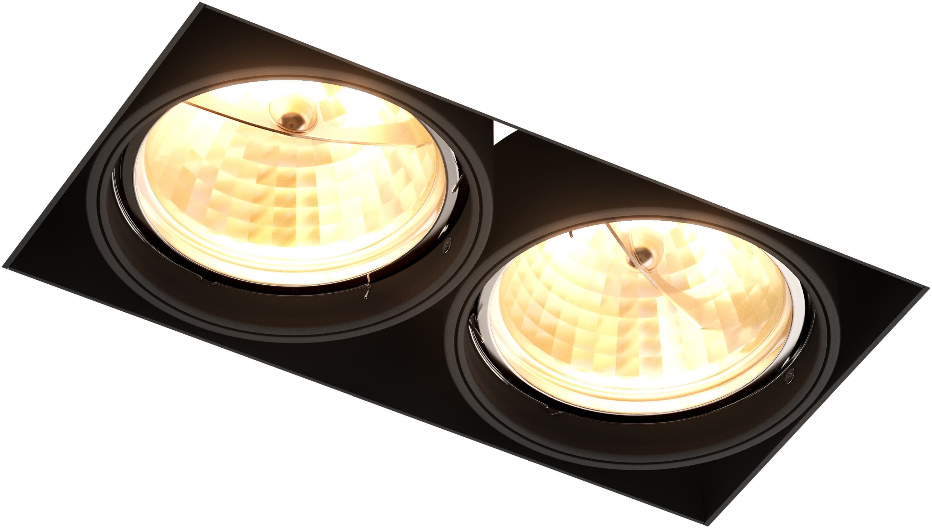 Darmowa Dostawa - Lampa do zabudowy 2x15 W czarna Zuma Line Oneon 94364BK