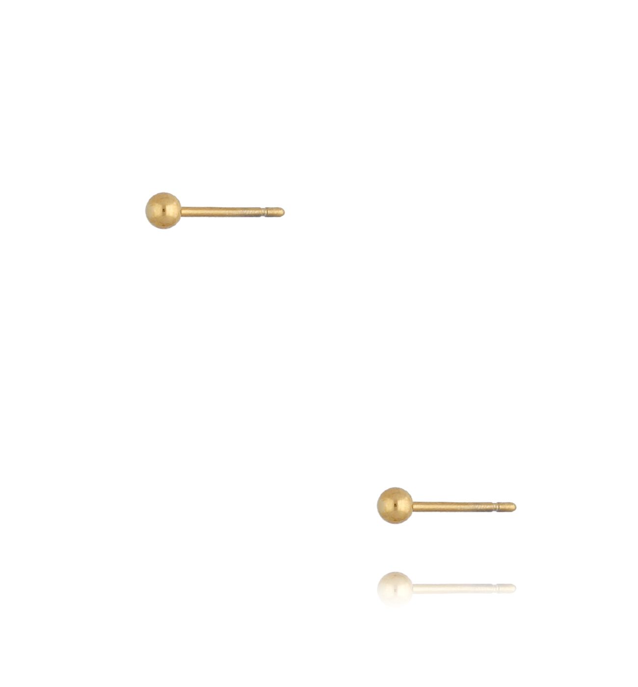 Kolczyki złote kulki Soulmate 3 mm KSA0642
