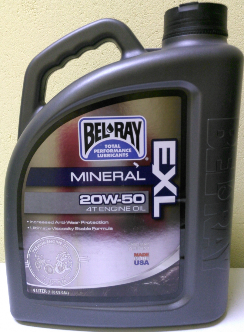 BEL-RAY EXL 20W50 MINERALNY 4L - Petrostar