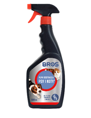 BROS PSY I KOTY ODSTRASZAZCZ W SPRAYU 500ml - Petrostar
