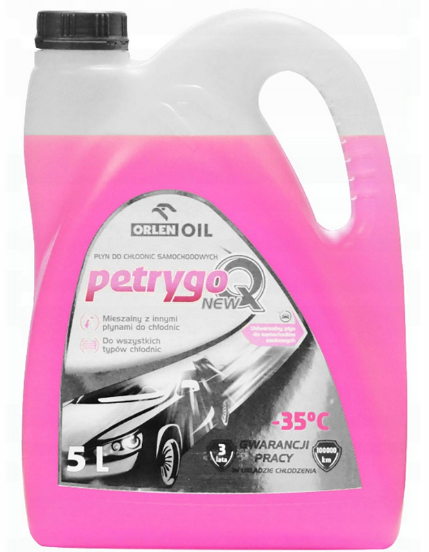 PETRYGO PŁYN CHŁODNICZY RÓŻOWY 5L -35 ST.C - Petrostar