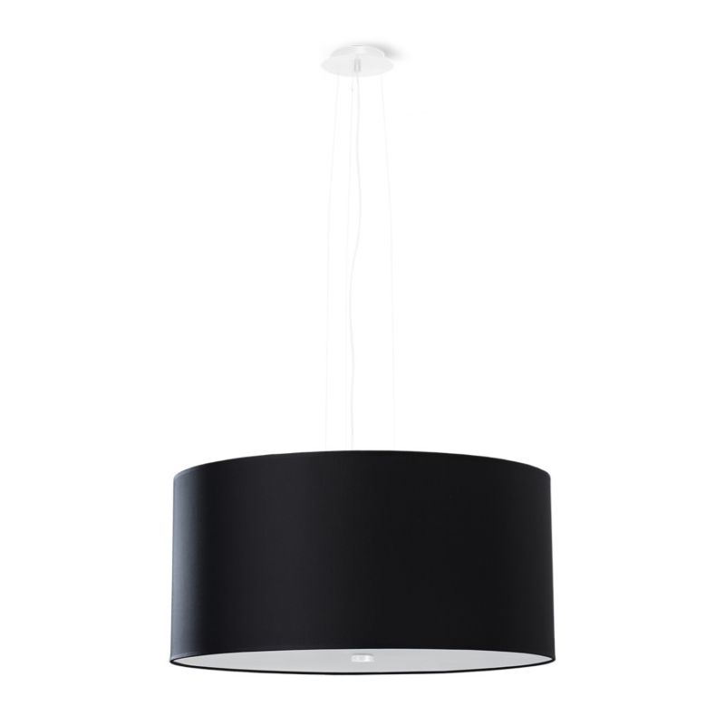 Żyrandol Sollux Lighting OTTO 50 czarny 1 szt.