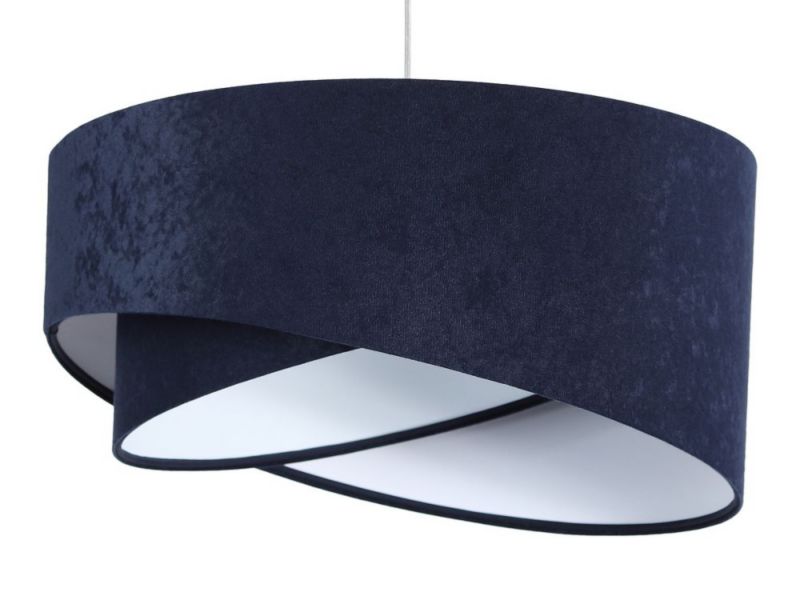 Lampa Bps Koncept wisząca GEMSTONE granatowa/biała 1 szt