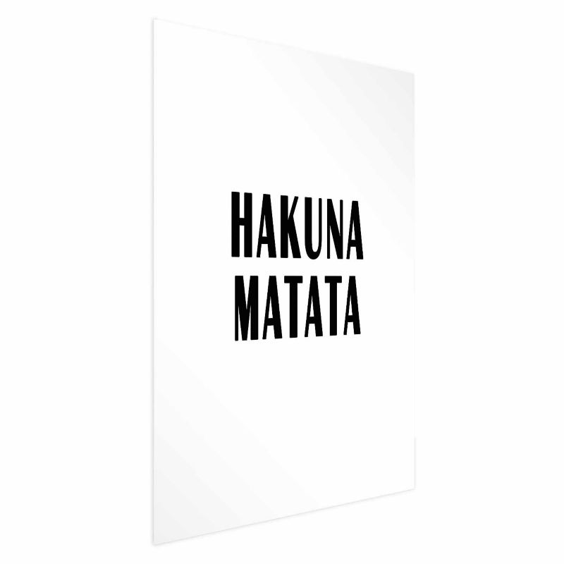 Plakat Artgeist Hakuna Matata 21x30 cm bez ramy 1 szt