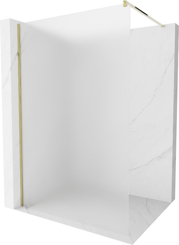 Ścianka prysznicowa Mexen Kioto złota 100x200 cm 800-100-101-50-30 1 szt.