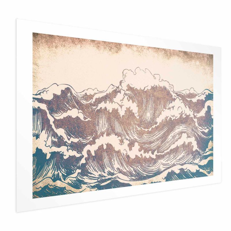 Plakat Artgeist Olbrzymie fale 30x21 cm bez ramy 1 szt