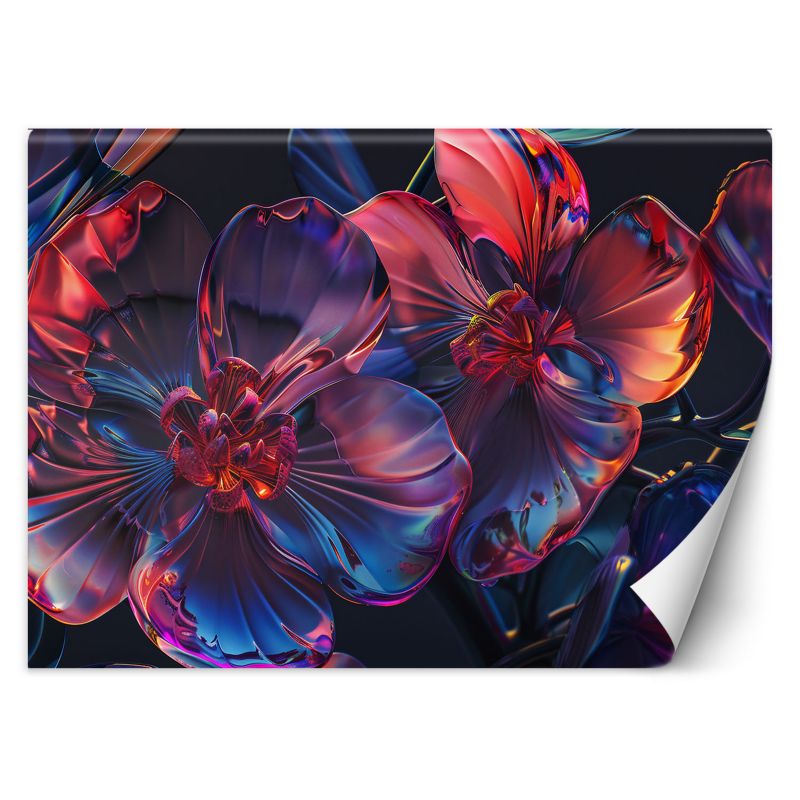 Fototapeta Feeby Kwiaty makro 3D szklane 300x210 1 szt