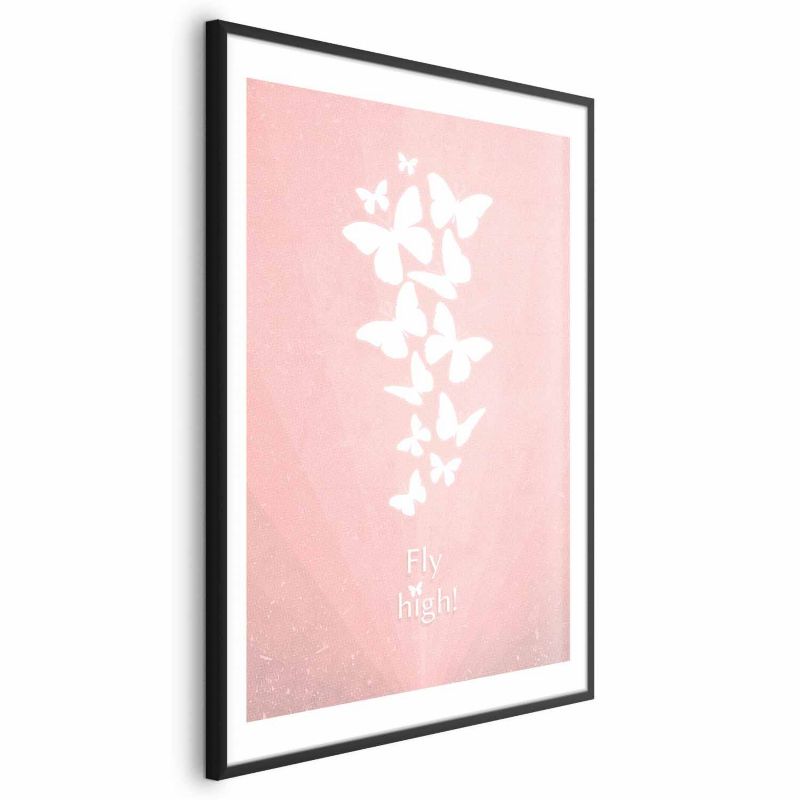 Plakat Artgeist Fly High 21x30 cm z ramą czarną 1 szt