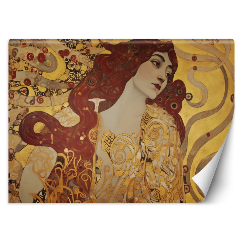 Fototapeta Feeby Kobieta z długimi włosami - G. Klimt 200x140 1 szt