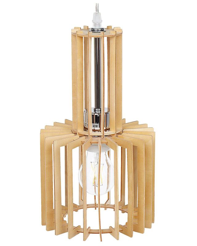 Lampa wisząca Niari Jasne drewno 1 szt.