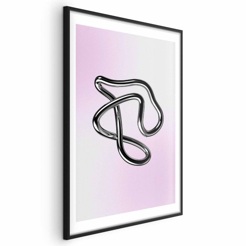 Plakat Artgeist Srebrne Zawiłości 29,7x42 cm z ramą czarną 1 szt