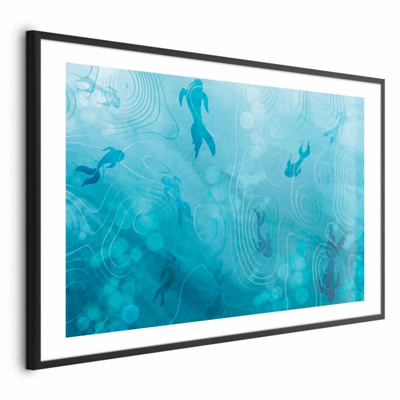 Plakat Artgeist Japoński staw 30x21 cm z ramą czarną 1 szt