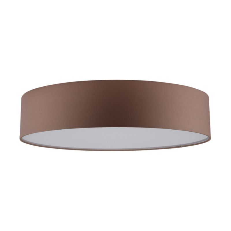 Lampa Sufitowa SPOT Light 1xLED 30W Klasyczna Brązowa Tkanina, Polski Producent, 1 szt.