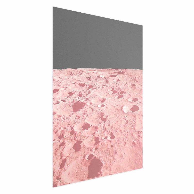 Plakat Artgeist Różowy księżyc 60x90 cm bez ramy 1 szt