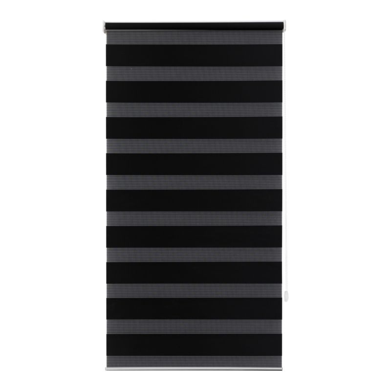 Roleta dzień/noc GoodHome Elin 62,3 x 160 cm czarny