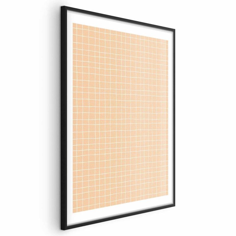 Plakat Artgeist Linie i szum 40x60 cm z ramą czarną 1 szt