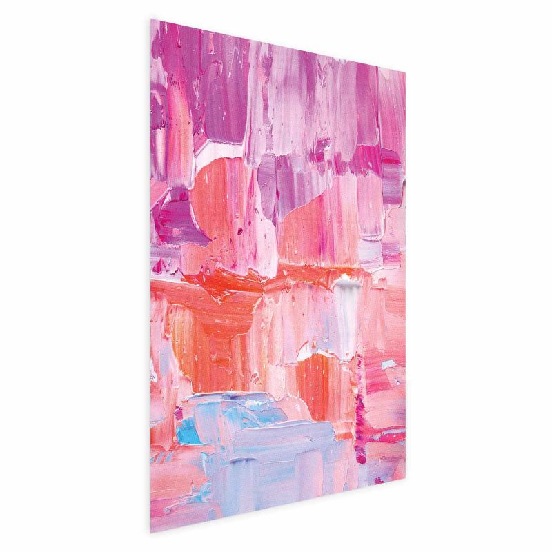 Plakat Artgeist Kolorowe Pociągnięcia 60x40 cm bez ramy 1 szt