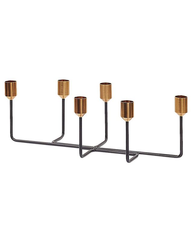 Świecznik Bangka Metal 12 cm Czarny 1 szt.
