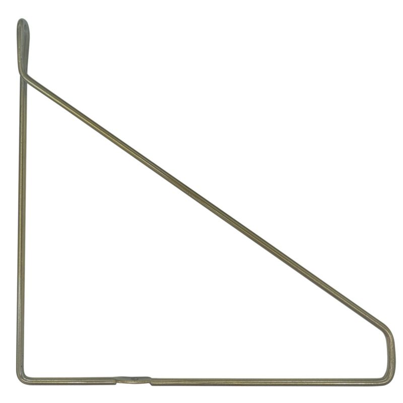 Wspornik GoodHome Arama 200 x 220 mm złoty