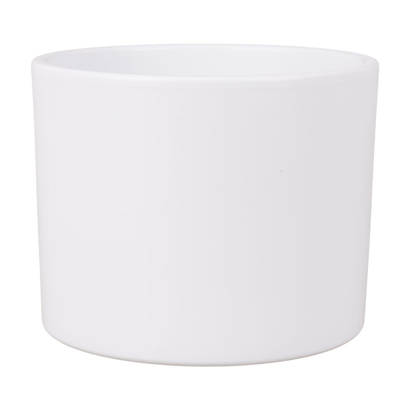 Osłonka Ceramik walec 23 cm biały mat