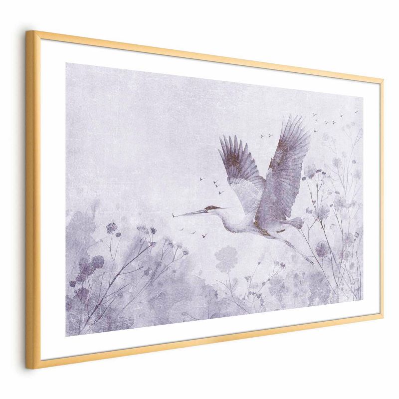 Plakat Artgeist Majestatyczny lot 90x60 cm z ramą złotą 1 szt