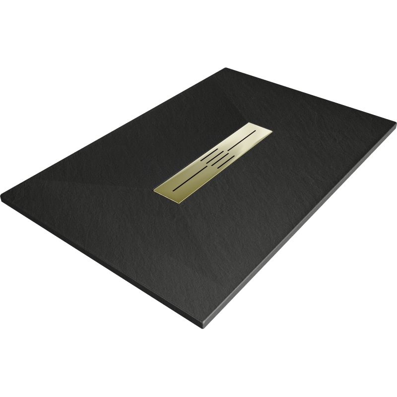 Brodzik prostokątny Mexen Toro czarny 130x80 cm 43708013-G 1 szt.