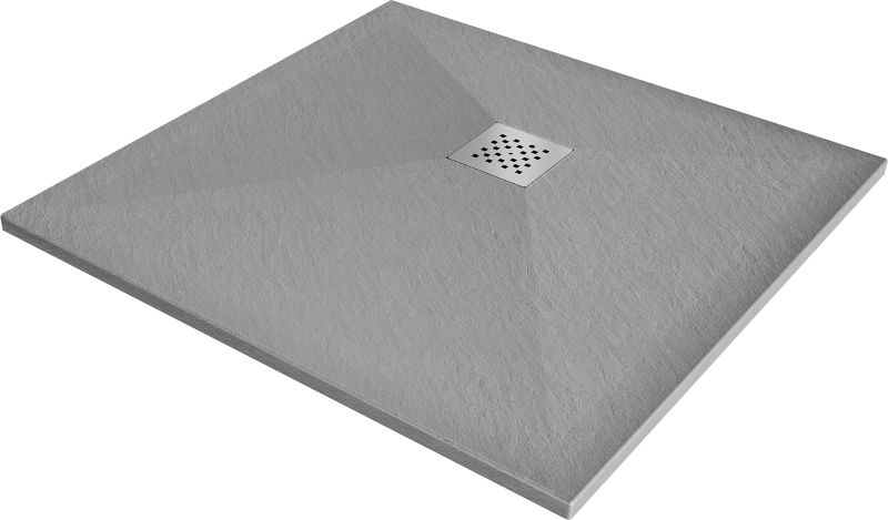 Brodzik kompozytowy Mexen Stone+ szary-beton 70x70 cm 1 szt.