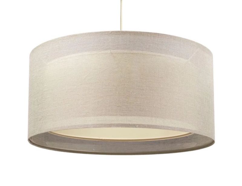 Lampa Bps Koncept wisząca DUO LEN LIGHT 60 beżowa 1 szt