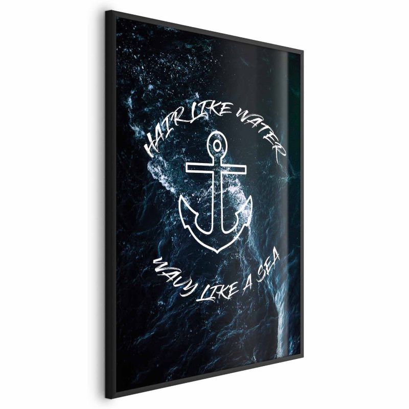 Plakat Artgeist Like Water 60x90 cm z ramą czarną 1 szt