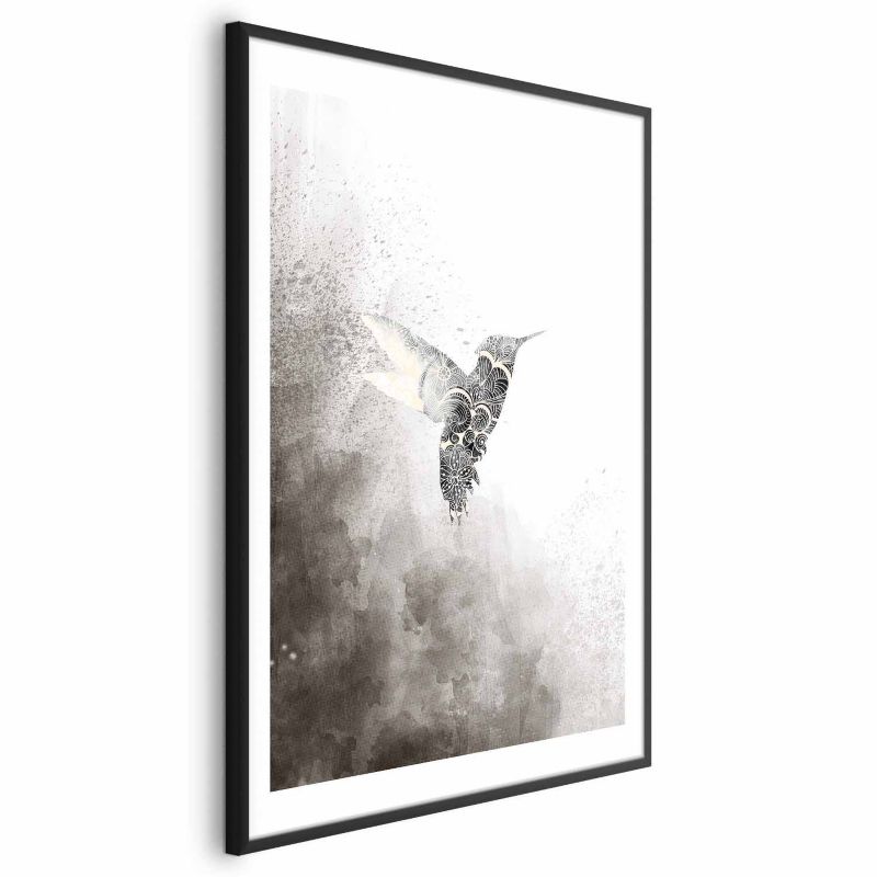 Plakat Artgeist Etniczny koliber 40x60 cm z ramą czarną 1 szt