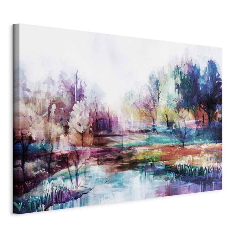 Obraz Artgeist Świat w farbach 120 x 80 cm flizelina 1 szt