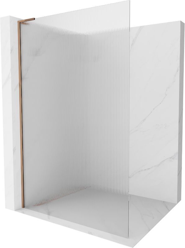 Ścianka prysznicowa Mexen Kioto L różowe złoto 80x200 cm 800-080-103-60-091 szt.