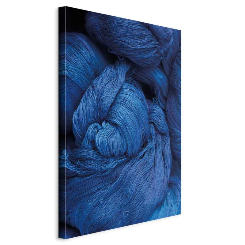 Obraz Artgeist Niebieska włóczka 40 x 60 cm płótno włoskie 1 szt