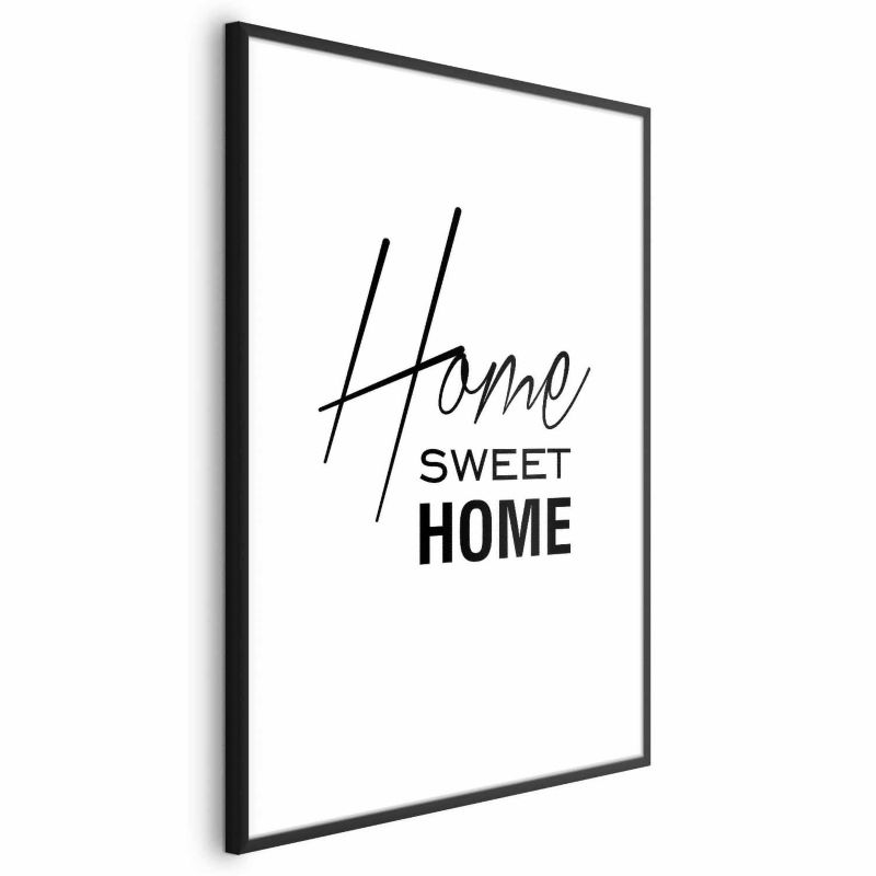 Plakat Artgeist Home 60x90 cm z ramą czarną 1 szt