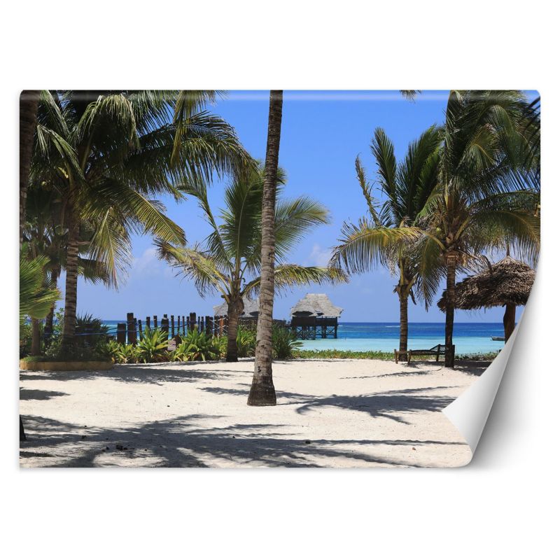 Fototapeta Feeby Palmy rajska plaża 200x140 1 szt