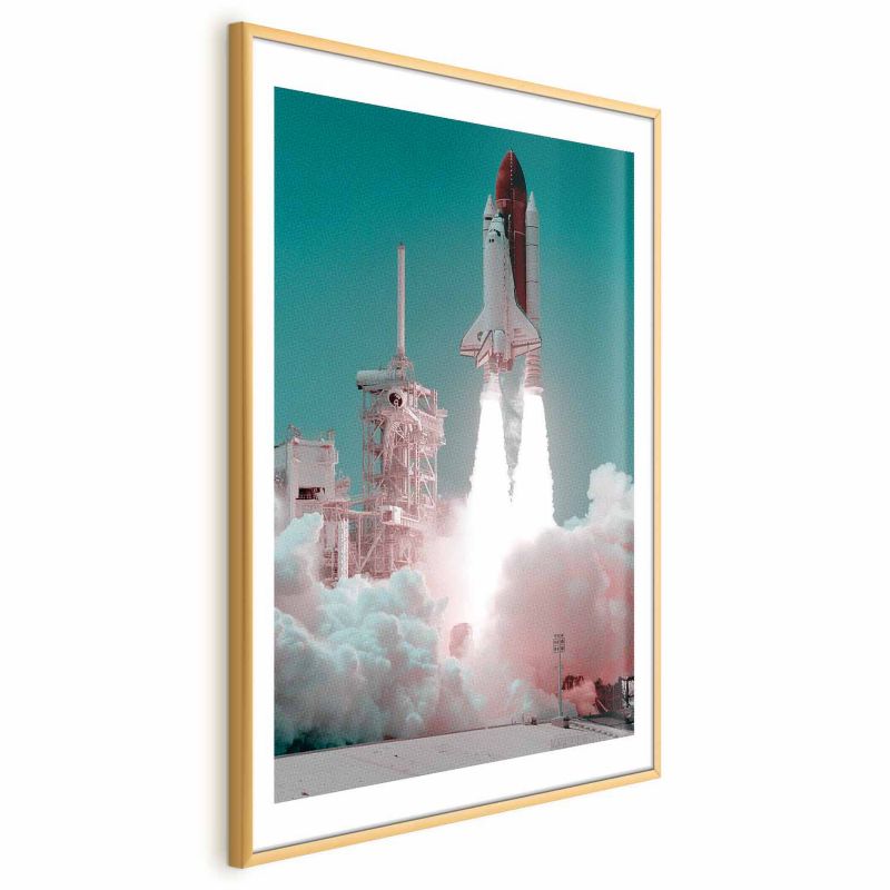 Plakat Artgeist Nowa era 29,7x42 cm z ramą złotą 1 szt