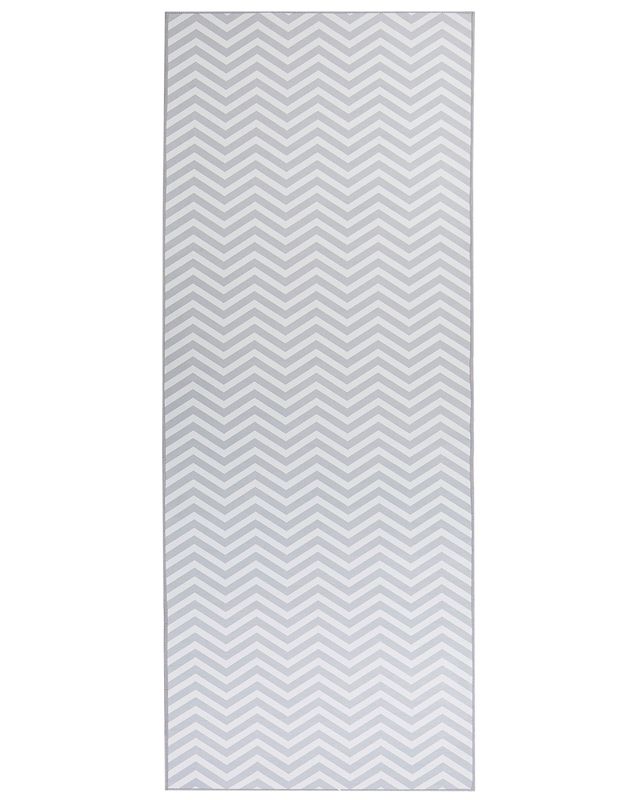 Dywan 80 x 200 cm biało-szary Saikheda 1 szt.