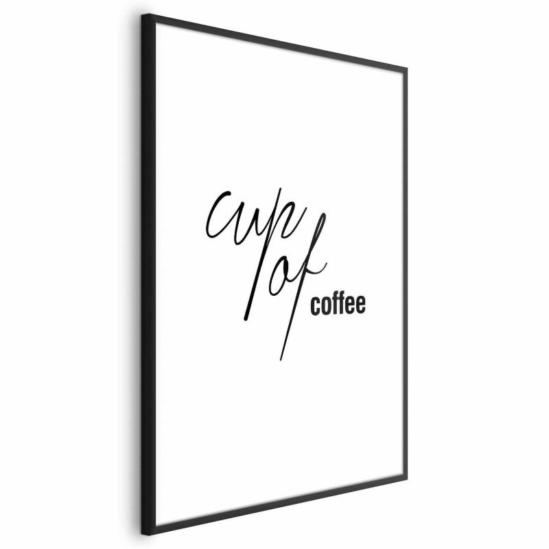 Plakat Artgeist Coffee 21x30 cm z ramą czarną 1 szt