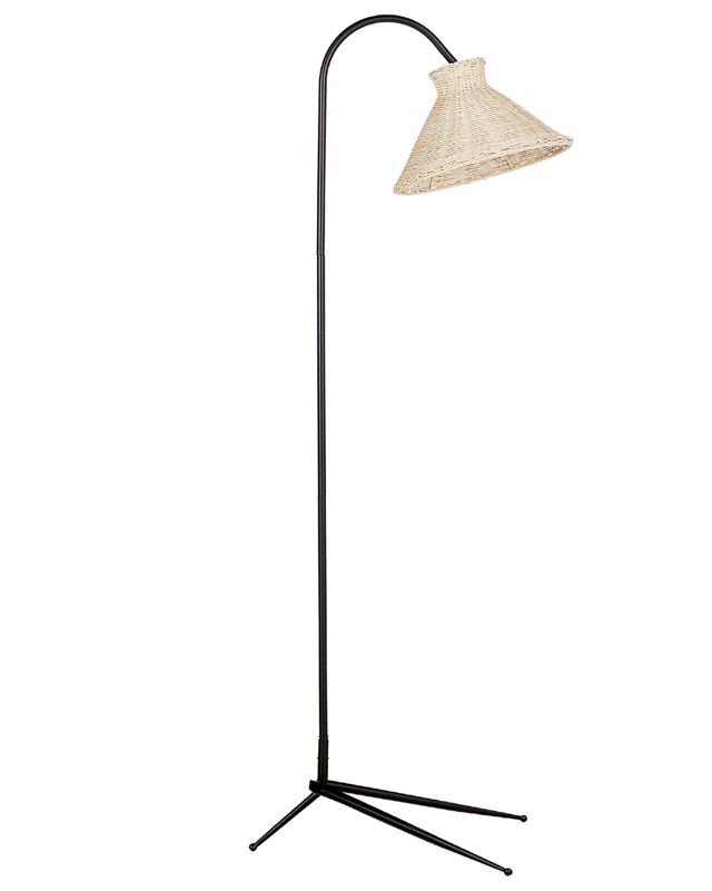 Lampa podłogowa Kerian Rattan Naturalny 1 szt.