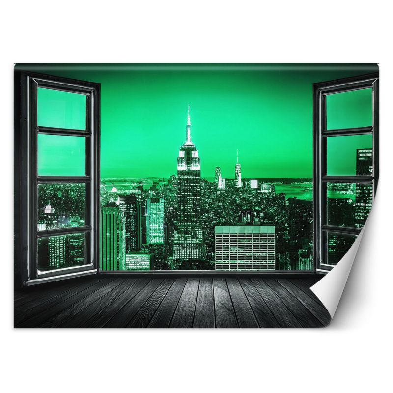 Fototapeta Feeby Widok z okna Zielone Miasto 100x70 1 szt