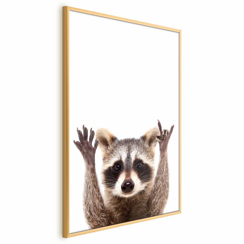 Plakat Artgeist Szop 29,7x42 cm z ramą złotą 1 szt
